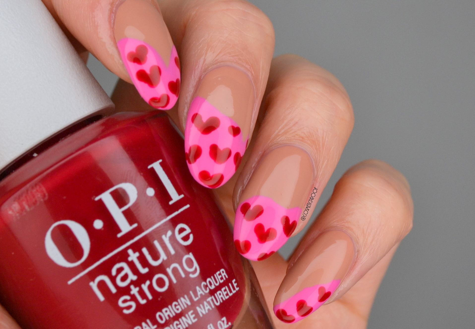 2. Easy Pink Heart Nail Art - wide 6